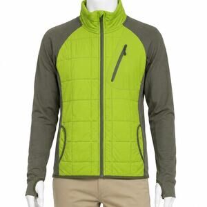 Smartwool PhD SmartLoft Jacket Mens Size S Merino Wool Full Zip Green Insulated